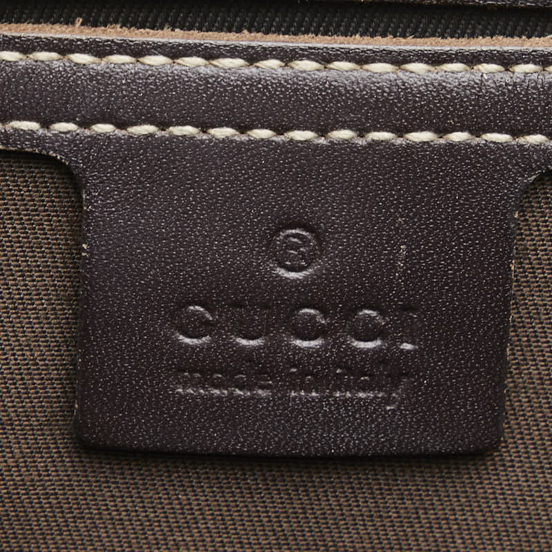 グッチ GGスプリーム トートバッグ ショルダーバッグ 223668 ベージュ ブラウン PVC レザー レディース GUCCI 【中古】