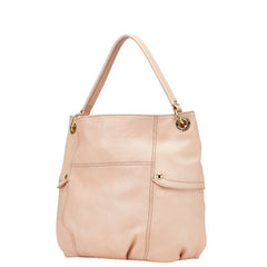 バーバリー ブルーレーベル チェック ワンショルダーバッグ ピンク レザー レディース BURBERRY 【中古】