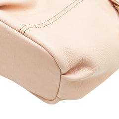 バーバリー ブルーレーベル チェック ワンショルダーバッグ ピンク レザー レディース BURBERRY 【中古】