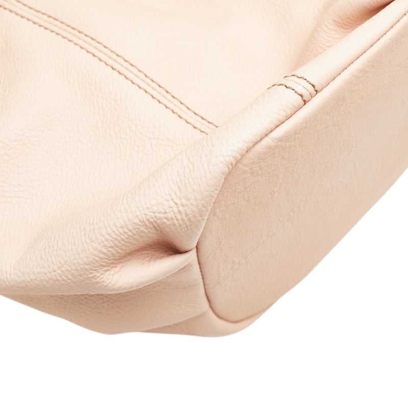 バーバリー ブルーレーベル チェック ワンショルダーバッグ ピンク レザー レディース BURBERRY 【中古】