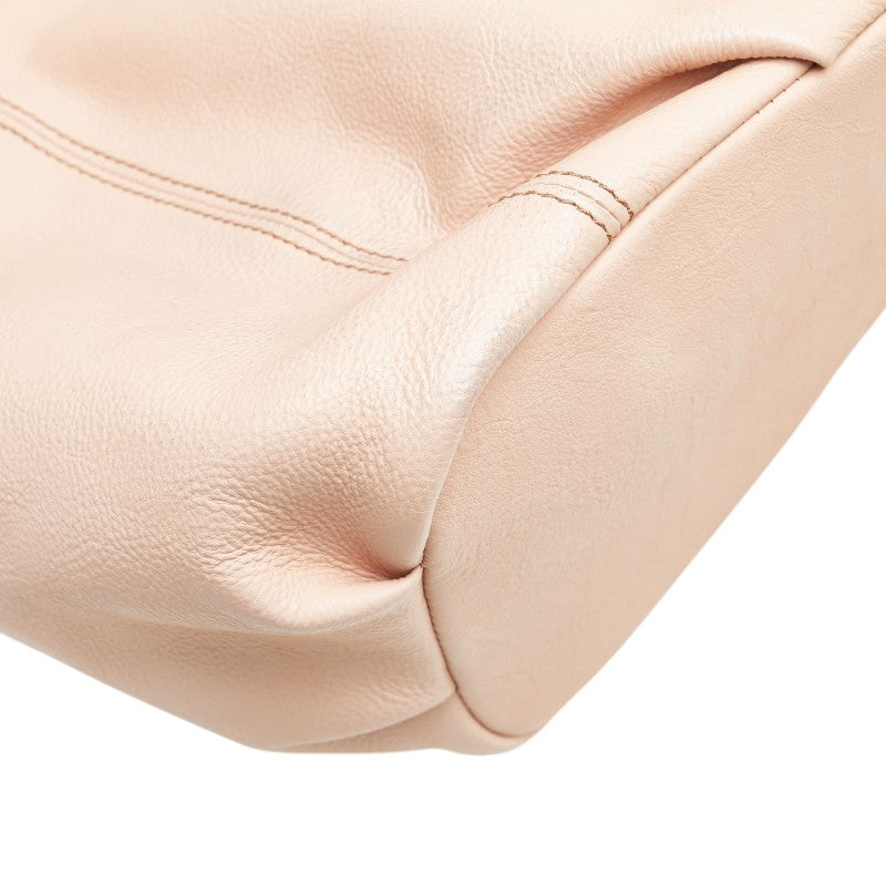 バーバリー ブルーレーベル チェック ワンショルダーバッグ ピンク レザー レディース BURBERRY 【中古】