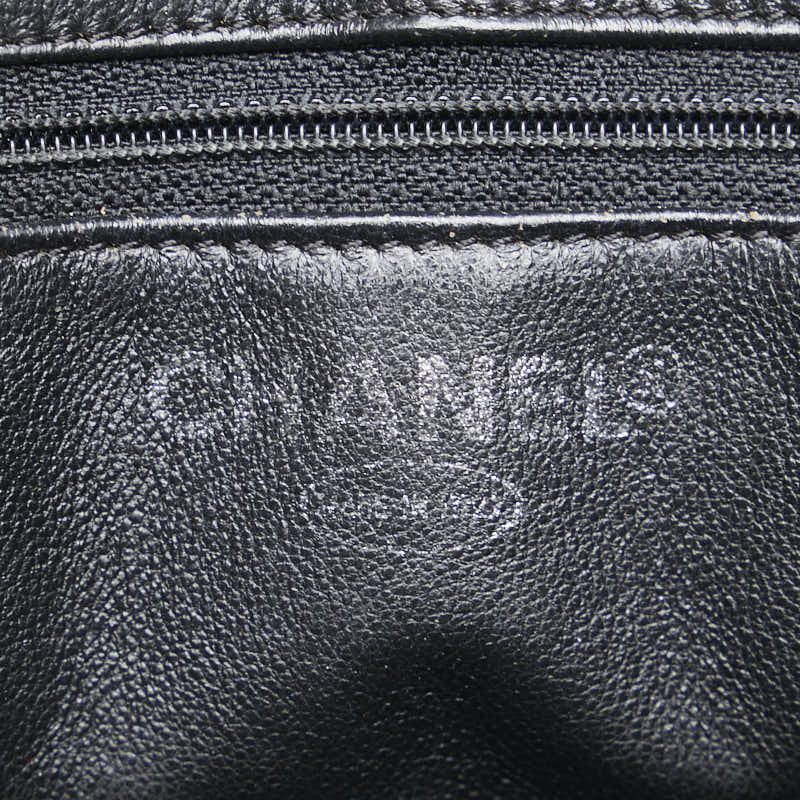 シャネル ココマーク 復刻 トートバッグ ハンドバッグ ブラック キャビアスキン レディース CHANEL 【中古】