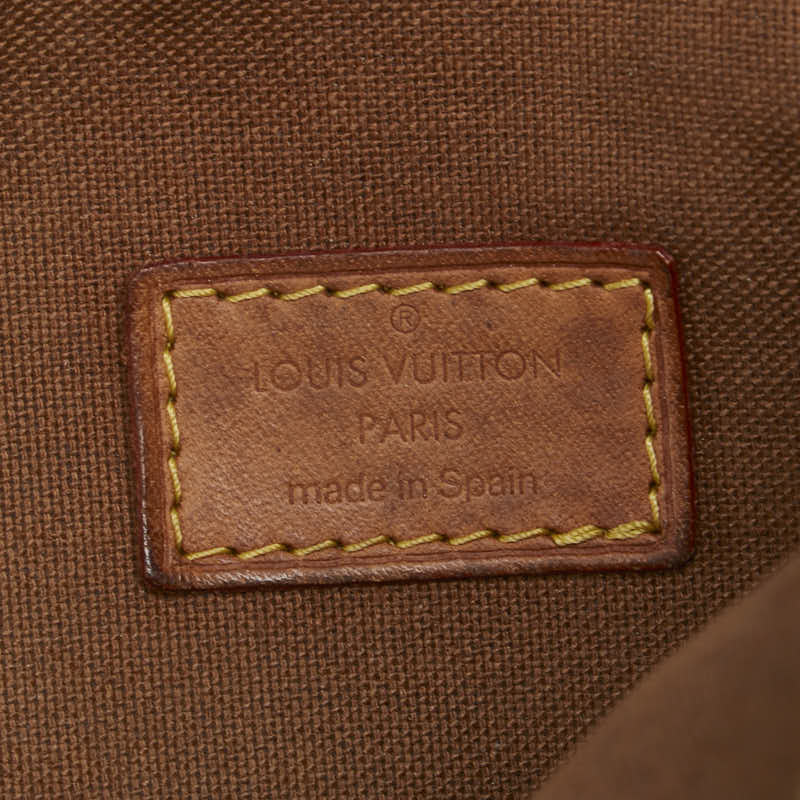ルイ ヴィトン モノグラム ポシェットガンジュ ボディバッグ ウエストバッグ M51870 ブラウン PVC レザー メンズ LOUIS VUITTON 【中古】