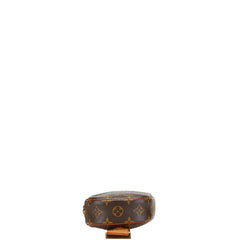 ルイ ヴィトン モノグラム ポシェットガンジュ ボディバッグ ウエストバッグ M51870 ブラウン PVC レザー メンズ LOUIS VUITTON 中古