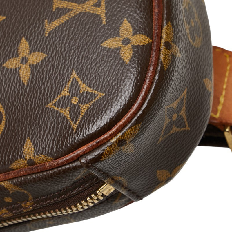 ルイ ヴィトン モノグラム ポシェットガンジュ ボディバッグ ウエストバッグ M51870 ブラウン PVC レザー メンズ LOUIS VUITTON 【中古】