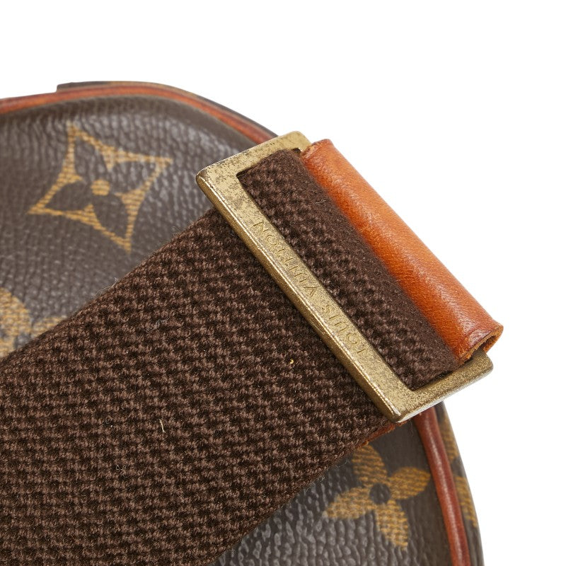 ルイ ヴィトン モノグラム ポシェットガンジュ ボディバッグ ウエストバッグ M51870 ブラウン PVC レザー メンズ LOUIS VUITTON 【中古】