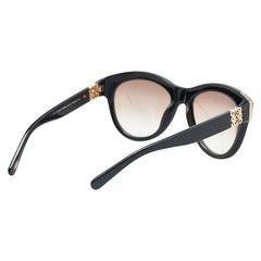 ロエベ アナグラム サングラス SLW849 ブラック ゴールド プラスチック レディース LOEWE 【中古】