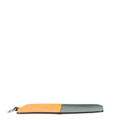 バーバリー ロゴ コインケース オレンジ マルチカラー レザー レディース BURBERRY 【中古】