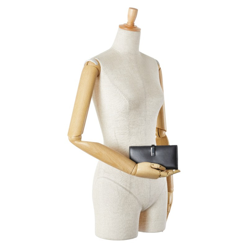 グッチ 二つ折り財布 035 3661 2046 ブラック レザー メンズ GUCCI 【中古】