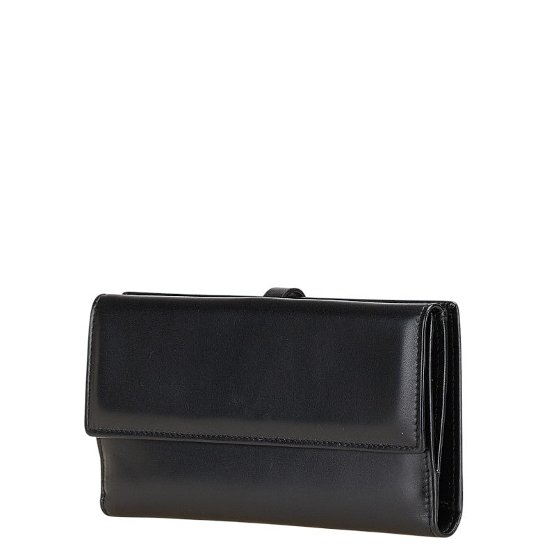グッチ 二つ折り財布 035 3661 2046 ブラック レザー メンズ GUCCI 【中古】
