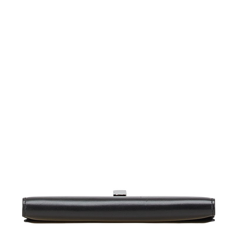 グッチ 二つ折り財布 035 3661 2046 ブラック レザー メンズ GUCCI 【中古】