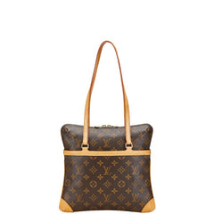 ルイ ヴィトン モノグラム クーサンGM ハンドバッグ ショルダーバッグ M51141 ブラウン PVC レザー レディース LOUIS VUITTON 【中古】