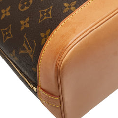 ルイ ヴィトン モノグラム アルマ ハンドバッグ M51130 ブラウン PVC レザー レディース LOUIS VUITTON 【中古】