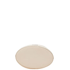 フルラ ロゴ 巾着 斜め掛け ショルダーバッグ ピンク ベージュ レザー レディース Furla 【中古】