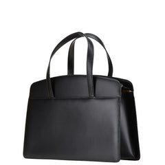 バーバリー ノバチェック シャドーホース ハンドバッグ ブラック マルチカラー レザー キャンバス レディース BURBERRY 【中古】