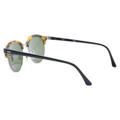 レイバン クラブラウンド サングラス RB4246 1157 ブラウン ブラック プラスチック メンズ Ray-Ban 【中古】