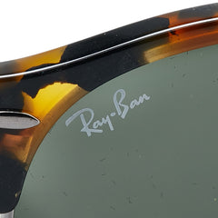レイバン クラブラウンド サングラス RB4246 1157 ブラウン ブラック プラスチック メンズ Ray-Ban 【中古】