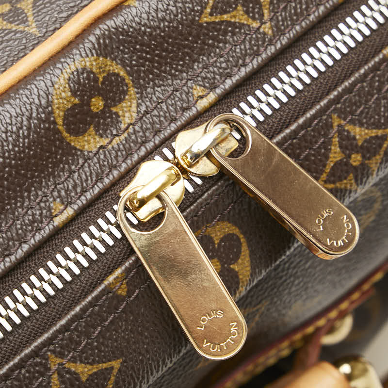 ルイ ヴィトン モノグラム マンハッタンGM ハンドバッグ ボストンバッグ M40025 ブラウン PVC レザー レディース LOUIS VUITTON 【中古】