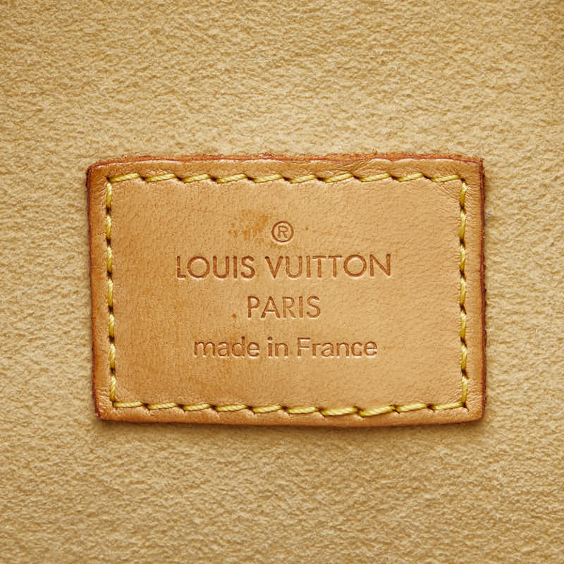 ルイ ヴィトン モノグラム マンハッタンGM ハンドバッグ ボストンバッグ M40025 ブラウン PVC レザー レディース LOUIS VUITTON 【中古】