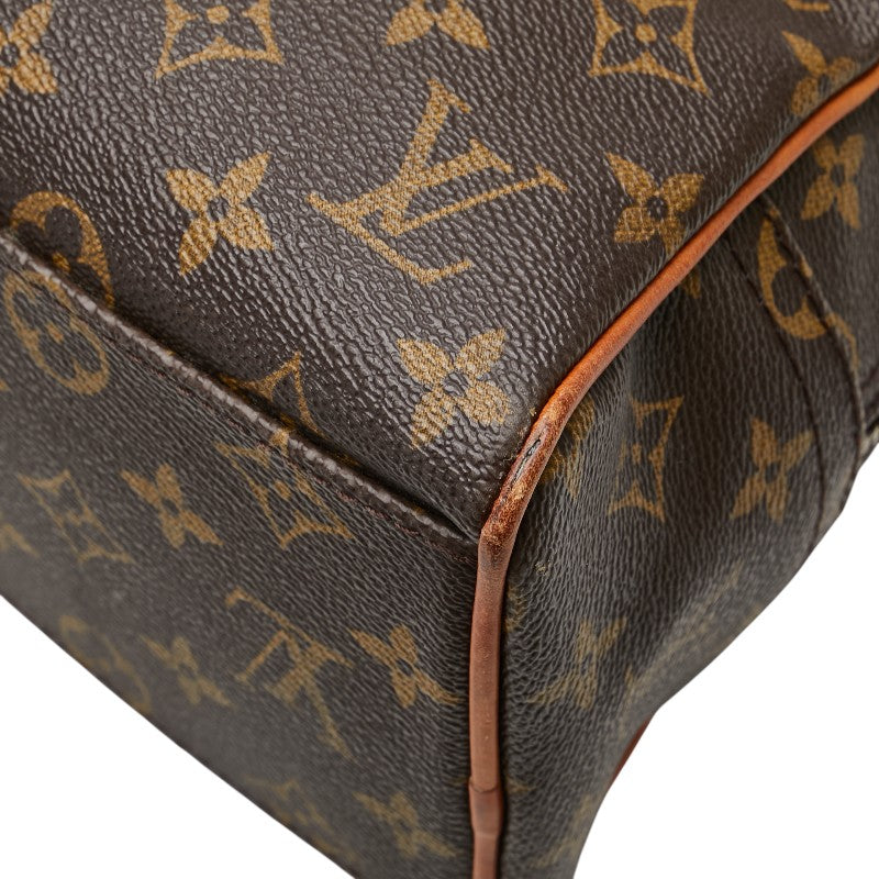 ルイ ヴィトン モノグラム マンハッタンGM ハンドバッグ ボストンバッグ M40025 ブラウン PVC レザー レディース LOUIS VUITTON 【中古】