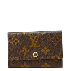 ルイ ヴィトン モノグラム ミュルティクレ6 キーケース M62630 ブラウン PVC レザー レディース LOUIS VUITTON 【中古】