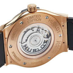 ウブロ クラシック フュージョン ベルルッティ スクリット 限定250本 腕時計 511.OX.0500.VR.BER16 自動巻き ブラウン文字盤 カーフ キングゴールド/KG メンズ HUBLOT 【中古】