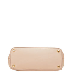 プラダ サフィアーノ ガレリア ハンドバッグ BN1801 ベージュ レザー レディース PRADA 【中古】