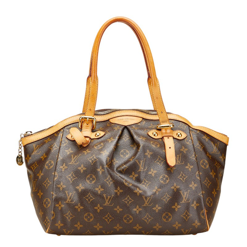 ルイ ヴィトン モノグラム ティヴォリGM ハンドバッグ ショルダーバッグ M40144 ブラウン PVC レザー レディース LOUIS VUITTON 【中古】