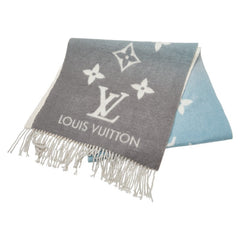 ルイ ヴィトン エシャルプ レイキャビック グラディエント マフラー M70868 マルチカラー カシミヤ レディース LOUIS VUITTON 中古