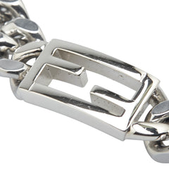 フェンディ バゲット チェーン ブレスレット サイズ：XS OB3024 シルバー メタル レディース FENDI 【中古】