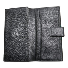 グッチ シェリーライン インターロッキングG Wホック 長財布 131864 ブラック レザー レディース GUCCI 【中古】