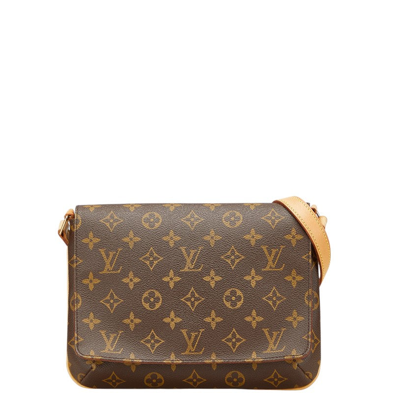 ルイ ヴィトン モノグラム ミュゼット タンゴ ショート ショルダーバッグ M51257 ブラウン PVC レザー レディース LOUIS VUITTON 【中古】