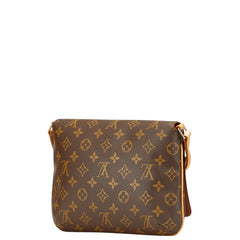 ルイ ヴィトン モノグラム ミュゼット タンゴ ショート ショルダーバッグ M51257 ブラウン PVC レザー レディース LOUIS VUITTON 【中古】