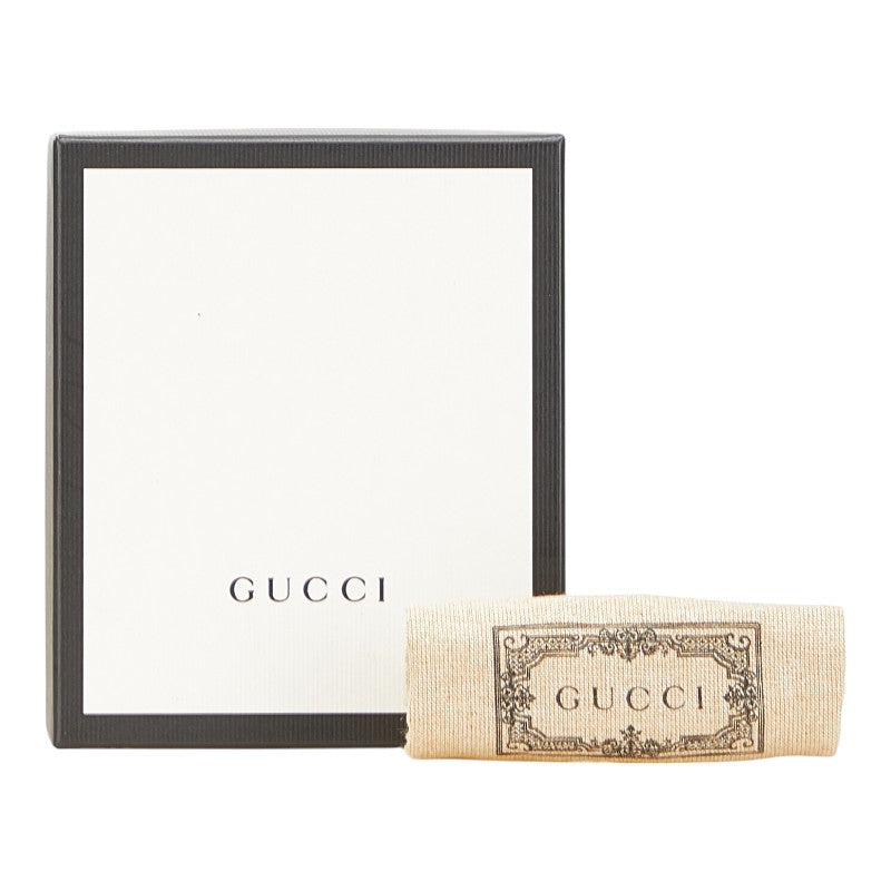 グッチ GGマーモント 三つ折り財布 コンパクトウォレット 474746 レッド レザー レディース GUCCI 【中古】