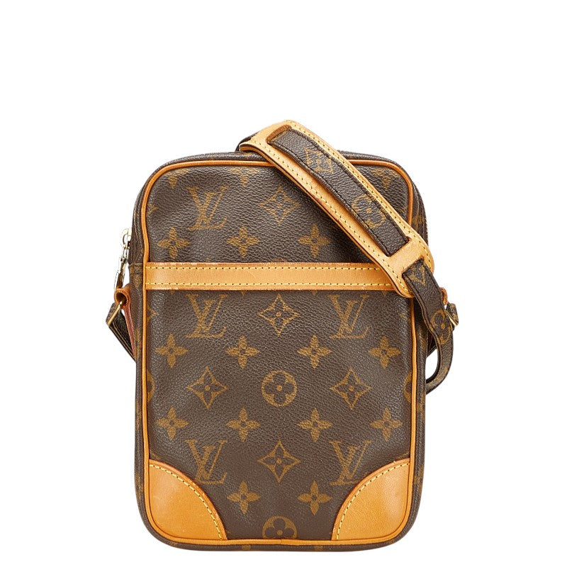 ルイ ヴィトン モノグラム ダヌーブ 斜め掛け ショルダーバッグ M45266 ブラウン PVC レザー レディース LOUIS VUITTON 【中古】