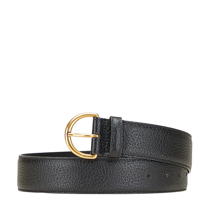 グッチ ベルト サイズ：80・32 573325 ブラック レザー レディース GUCCI 【中古】