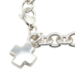 ティファニー ローマンクロス チェーン ブレスレット SV925 シルバー レディース TIFFANY&Co. 【中古】