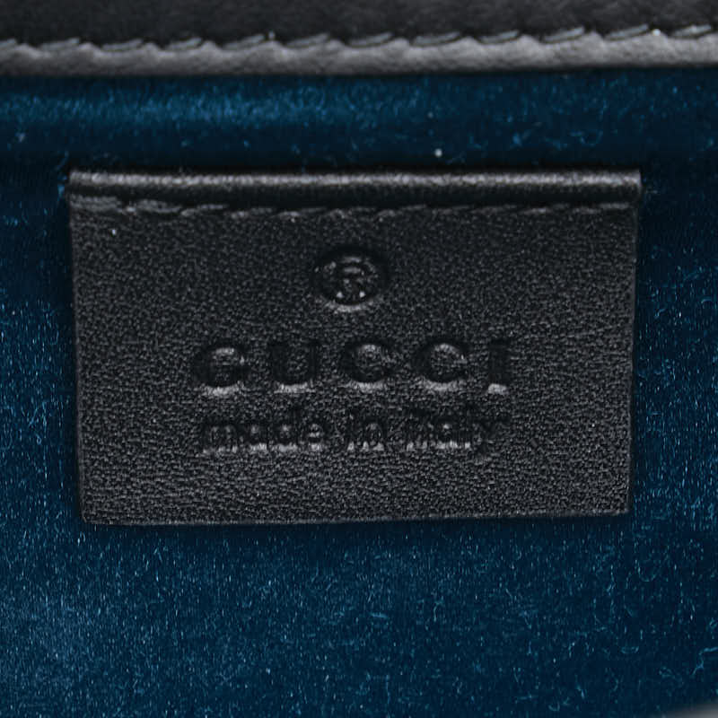 グッチ Gスクエア 斜め掛け ショルダーバッグ 544242 ブラック ベロア レディース GUCCI 【中古】