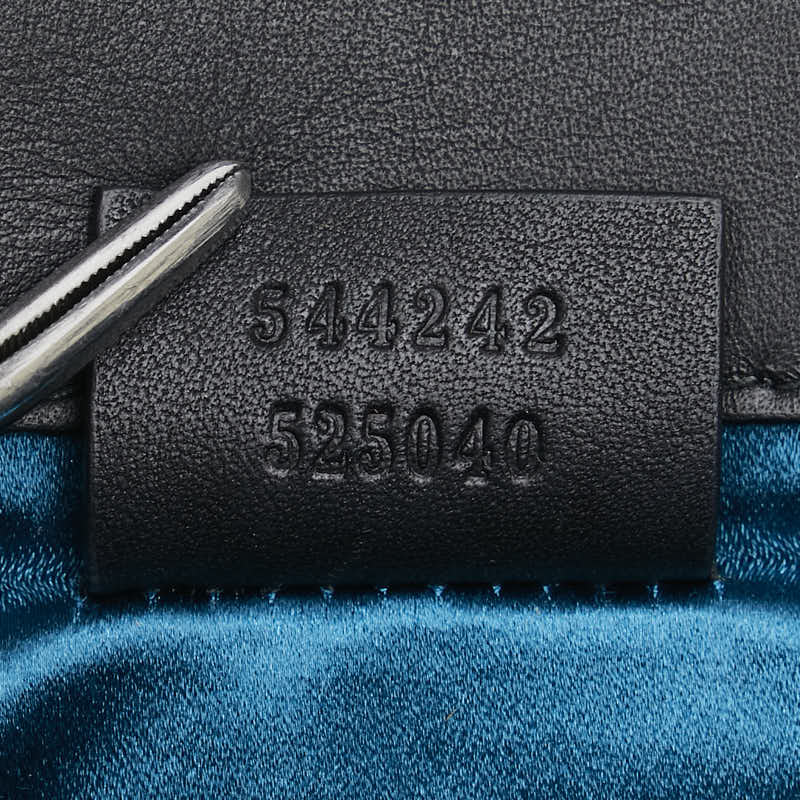 グッチ Gスクエア 斜め掛け ショルダーバッグ 544242 ブラック ベロア レディース GUCCI 【中古】