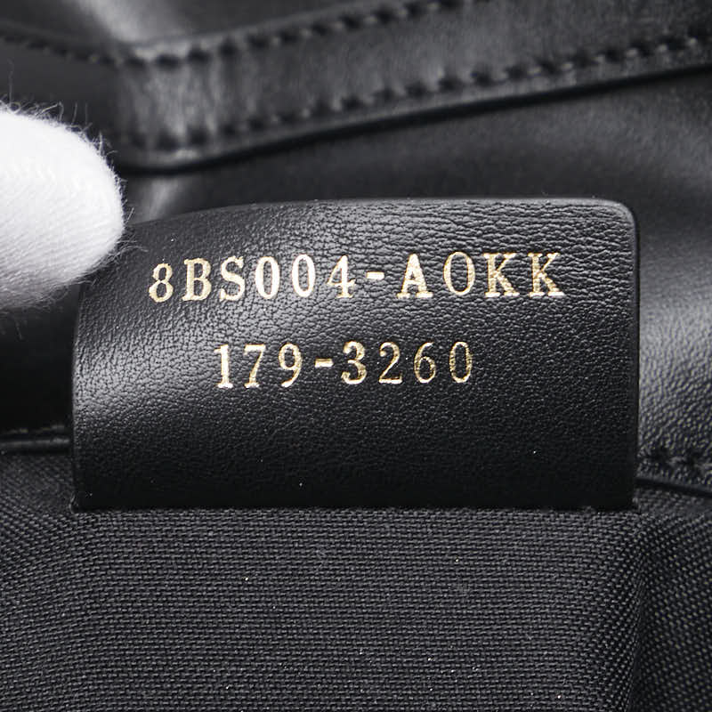フェンディ チェーンウォレット ショルダーバッグ 8BS004 ブラック カーフレザー レディース FENDI 【中古】