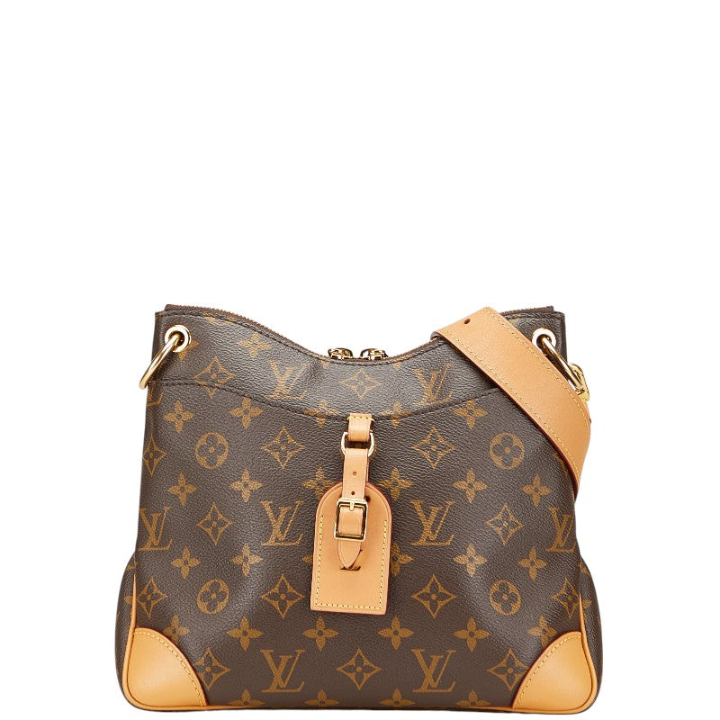 ルイ ヴィトン モノグラム オデオンNM PM 斜め掛け ショルダーバッグ M45354 ブラウン PVC レザー レディース LOUIS VUITTON 【中古】