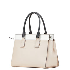 ケイトスペード キャメロンストリート ハンドバッグ ショルダーバッグ 2WAY ベージュ ホワイト レザー レディース Kate Spade 【中古】