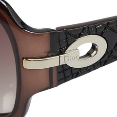 ディオール カナージュ サングラス ブラウン プラスチック レディース Dior 【中古】