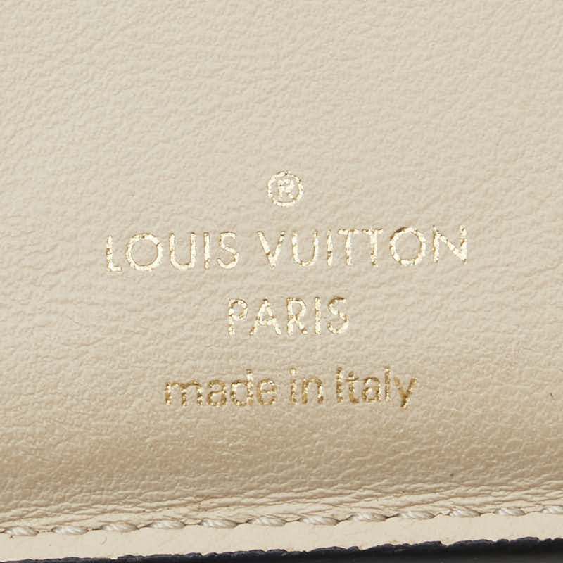 ルイ ヴィトン ポルトフォイユ ポンヌフ コンパクト 三つ折り財布 M80300 ノワール ブラック レザー レディース LOUIS VUITTON 【中古】