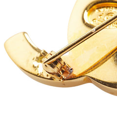 シャネル ヴィンテージ ココマーク ターンロック ブローチ ゴールド メッキ レディース CHANEL 【中古】