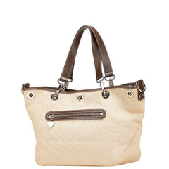 バーバリー ノヴァチェック ハンドバッグ トートバッグ ベージュ ブラウン キャンバス レディース BURBERRY 【中古】