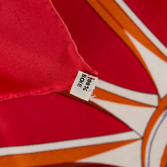 エルメス カレ90 En Roue Libre 自由への車輪 スカーフ レッド マルチカラー シルク レディース HERMES 中古