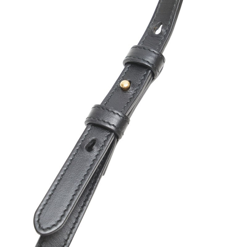 グッチ GGマーモント チェーン ショルダーバッグ 447632 ブラック レザー レディース GUCCI 【中古】
