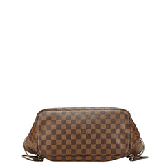 ルイ ヴィトン ダミエ ネヴァーフルMM ショルダーバッグ トートバッグ N51105 ブラウン PVC レザー レディース LOUIS VUITTON 【中古】