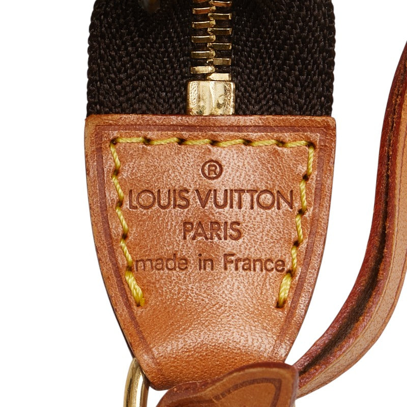 ルイ ヴィトン モノグラム ポシェット アクセソワール ハンドバッグ ポーチ M51980 ブラウン PVC レザー レディース LOUIS VUITTON 【中古】